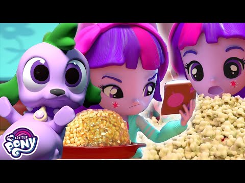 My Little Pony: Equestria Girls Minis | Twilight Sparkle's Popcorn Flood | MLPEG Digital Short