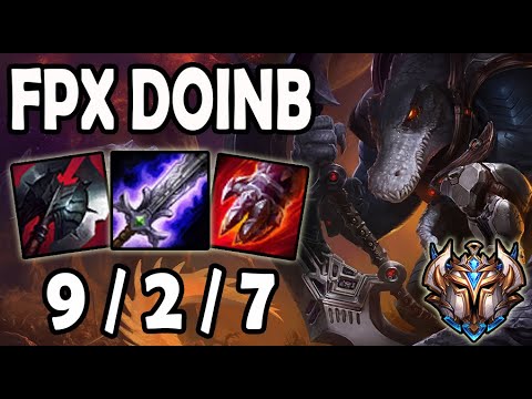 Renekton vs Kassadin [ FPX Doinb ] Lol Challenger Korea