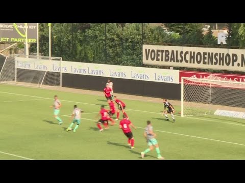 Winnende doelpunt Ribeiro bij Helmond Sport - Excelsior