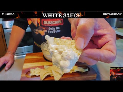 World Class Mexican White Sauce ( A restaurant classic )