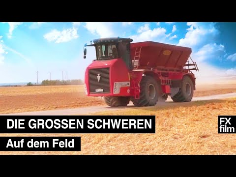 Große spektakuläre Maschinen: Bulldoggen, Traktoren, Zugmaschinen, Streuer,