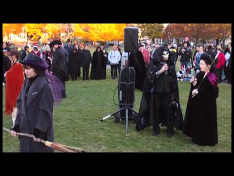 Halloween Salem MA 2010 Salem Common - Lori Bruno - Christian Day - Leanne Marrama