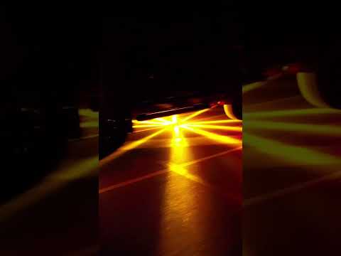 The Alpha Series Lighting Glass is Class watermelon lights under a Ford F150