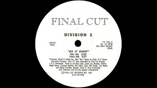 Division 1 - Do it Right (Hard Mix)