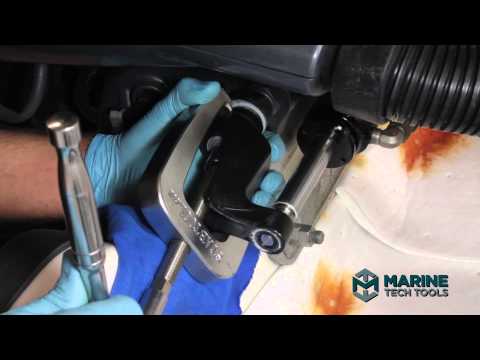 Disassemble SeaStar Marine Steering System - Frozen Support Bracket 2/3