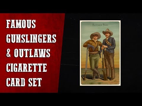 Famous Gunslingers & Outlaws Cigarette Cards Location Guide RDR2