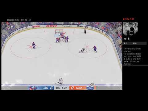 NHL 23 Gameplaying Columbus Blue Jackets Vs Edmonton Oilers
