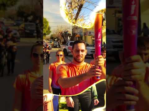 La antorcha de los Juegos Suramericanos Santa Fe 2026 pasó por San Cristobal y San Justo.