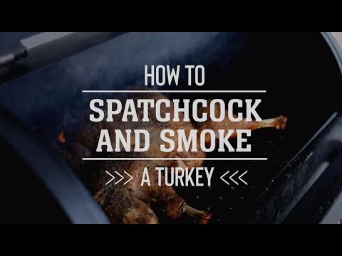 How to Spatchcock and Smoke a Whole Turkey