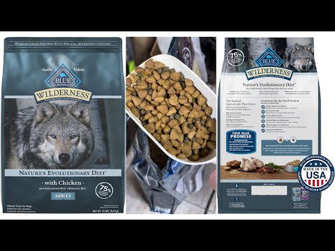 Blue Buffalo Wilderness Natural High-Protein Dry Food for Adult Dogs || Best Dog Food