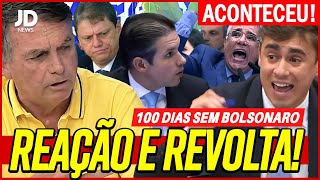 100 dias sem Bolsonaro, Nikolas Ferreira reage, Tarcísio se pronuncia, Girão indignado e mais