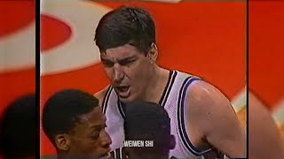 Laimbeer Trash Talks Scottie Pippen After the Block Shot.