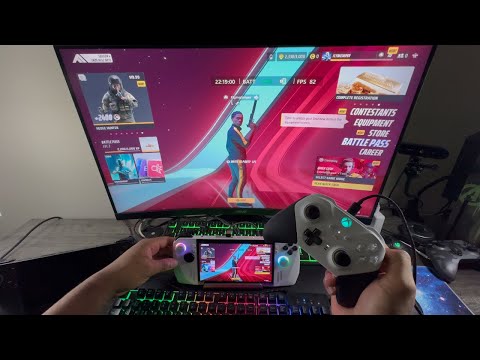 Asus ROG Ally Z1 Extreme |  The Finals 900p on Monitor | Mouse & Key, Controller!