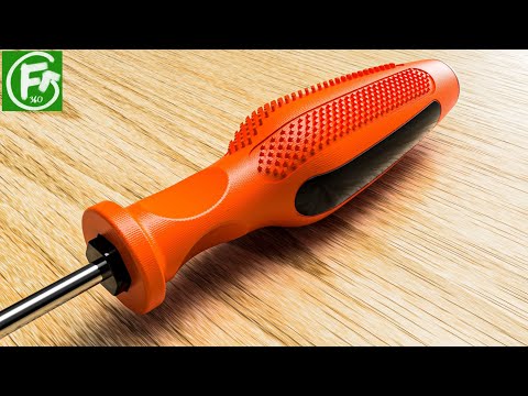 Fusion 360 | Screwdriver Handle (Full Narrated Tutorial)