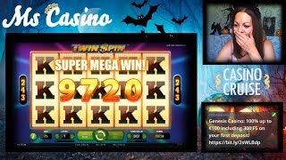 Super Mega Win Twin Spin - Casino Cruise! 18 +