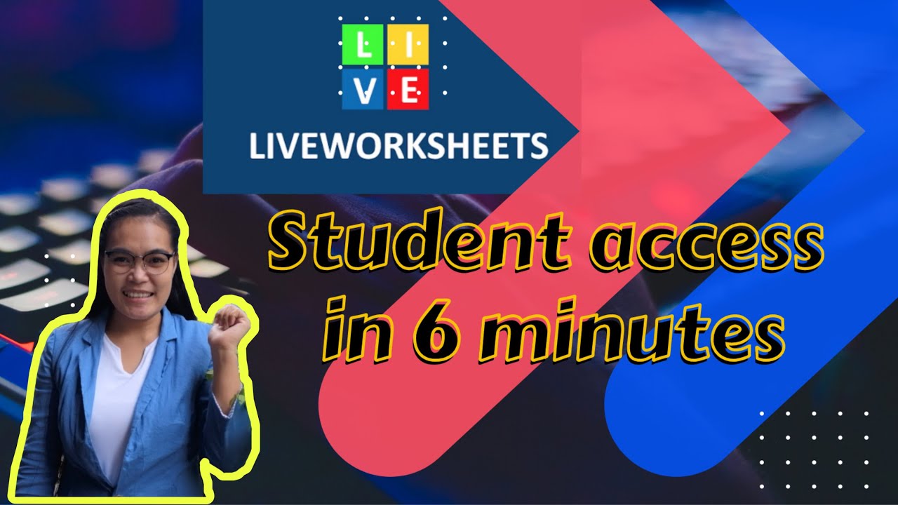 Tutorial Part 3: How to to register liveworksheets | Students access in 6 minutes