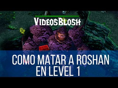 [VB] Como matar a roshan en level 1 - Dota 1 | 6.80c