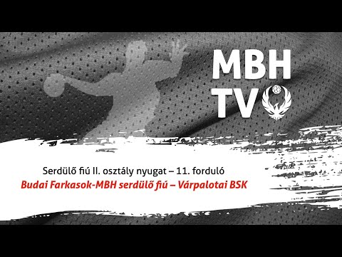 Budai Farkasok-MBH serdülő fiú – Várpalotai BSK