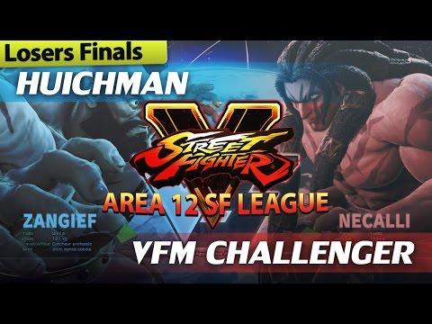 【Losers Finals】Huichman (Zangief) vs VFM Challenger (Necalli) - Area 12 SF League #08