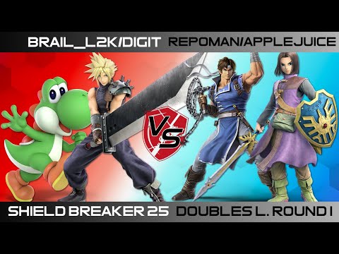 Shield Breaker 25 Doubles - Repo Man/AppleJuice vs. Brail_L2K/Digit