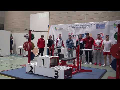 European Classic Bench Press - Men Juniors  -53kg...-83kg