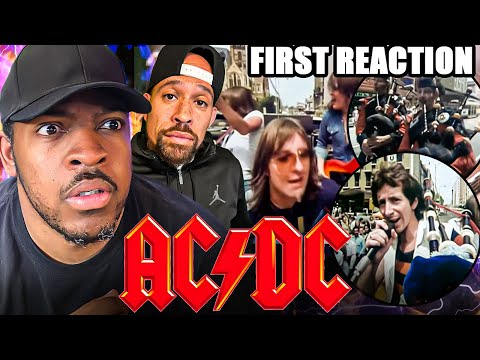 AC/DC’s Wild Bagpipes BLEW his MIND! Battle Rapper REACTS @Mrbiscuitspeaks 