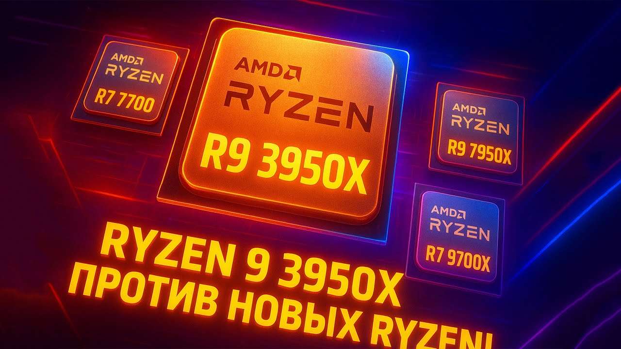 🔥Ryzen 9 3950X спустя 6 лет — способен ли древний монстр потягаться с Ryzen 9 7950X? 🔥