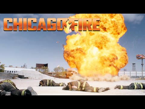 Liquid Hydrogen Tank Explodes After Collision | Chicago Fire