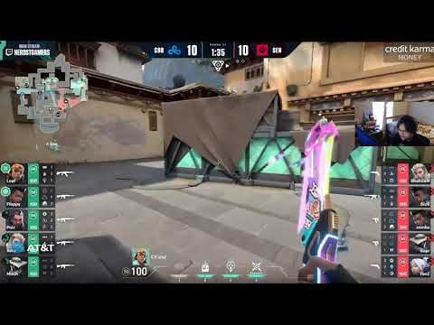 C9B Leaf + Floppy boost in match against Sen Valorant Final
