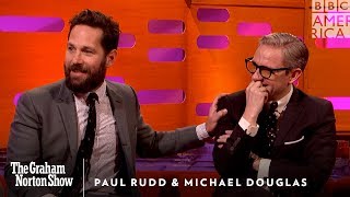 Paul Rudd's Weird Michael Douglas Prank - The Graham Norton Show