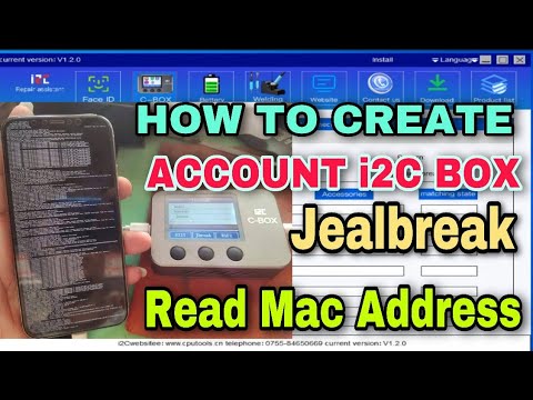 HOW TO CREACTE ACCOUNT I2C BOX/C-BOX 100%
