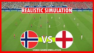 Norway vs England | World Cup 2026 - Quarterfinals | eFootball PES 2021 Simulation