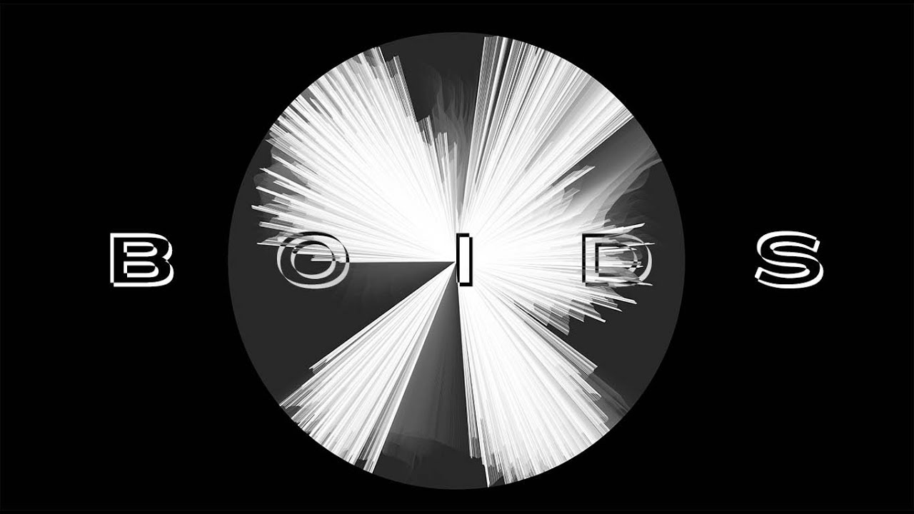 Boids algorithm with lines