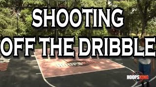 Basketball Shooting Drills Off the Dribble with the IC3 Basketball Rebounder