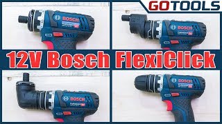 Bosch Akkuschrauber GSR 12V-15FC - FlexiClick - der Alleskönner im Test !