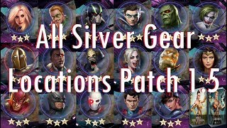 Injustice 2 iOS - Patch 1.5 Silver Character Master Gear List