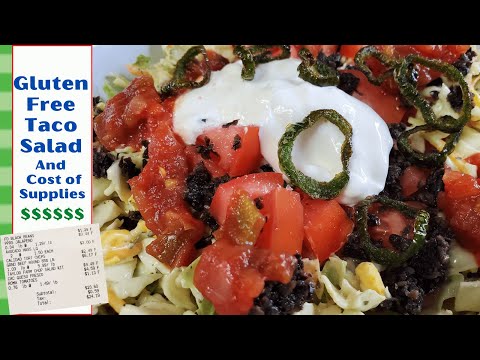 How to make Taco Salad - Gluten Free - dollars & cents #7daysofsalads #food #salads #glutenfree