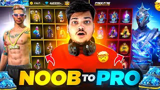 Free Fire Noob To Pro In 10 Mins I Got Everything In New Luck Royale Ultra Pro Id -Garena Free Fire