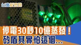 台灣最怕的不是沒電，是「電不穩」！晶圓廠一閃損失百億…AI時代最大破口曝光 98％能源靠進口 台積電怎麼撐？企業瘋搶電力背後真相｜【台灣新思路】20260505｜三立iNEWS