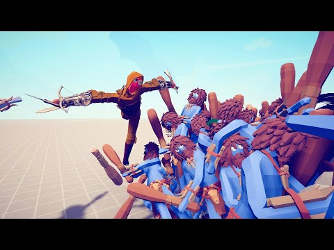 ASSASSIN OF THE WIND Vs EVERY FACTION - TABS - Totally Accurate Battle Simulator