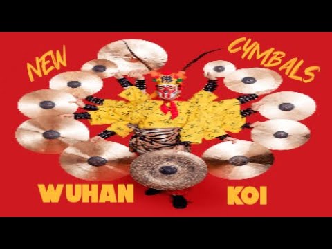 NEW CYMBALS!!!  Wuhan Koi Crashes. Product Links in the Description.