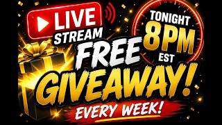 🔴 LIVE TONIGHT 8PM EST! FREE EDC GIVEAWAY (EVERY WEEK!) 🎁