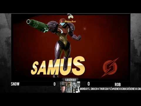 Geneva Smash 36 - Snow (Samus) Vs. Rob (G&W, ROB) SSB4 Losers R2