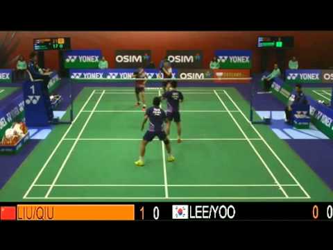R16 - MD - LEE.Y.D. / YOO Y.S. vs LIU X.L. / QIU Z.H.- 2013 Hong Kong Open (T G3 10-2)