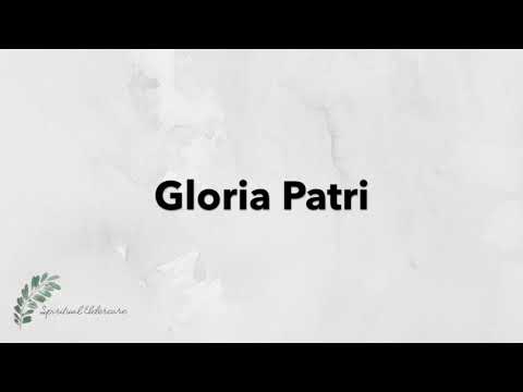 Gloria Patri | Hymn with Lyrics | Dementia friendly