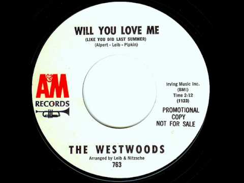 Westwoods (Jack Nitzsche) - WILL YOU LOVE ME (Gold Star Studio) (1965)