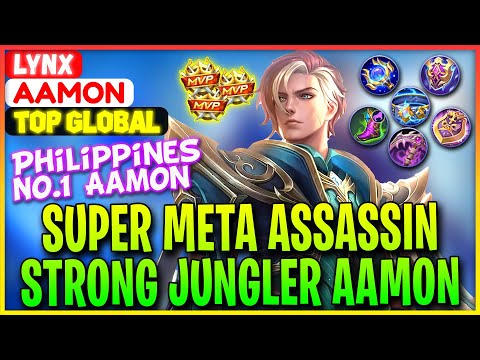 Super Meta Assassin, Strong Jungler Aamon - Top Global Aamon ᴸʸⁿˣ - Mobile Legends Gameplay