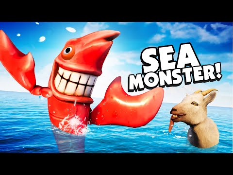 Becoming the SEA MONSTER With Secret Goat Tricks in Goat Simulator 3