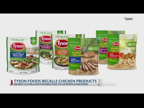 Tyson Foods recalls about 8.5 million pounds of frozen...