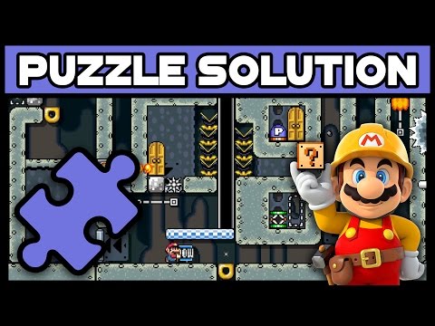 Super Mario Maker - One Screen Puzzle Walkthrough [#18] - POW x4 Xtreme